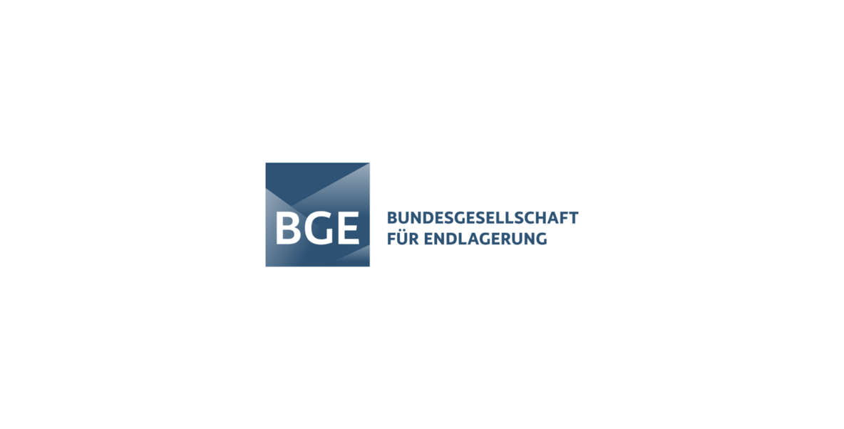 Logo der BGE auf weißer Fläche