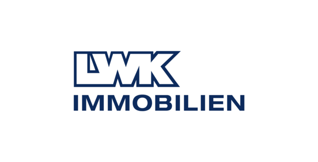 Logo von LWK Immobilien auf weißer Fläche