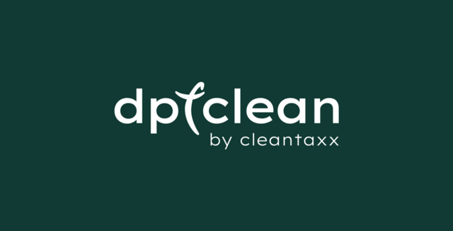 Logo von DPF Clean auf dunkelgrüner Fläche
