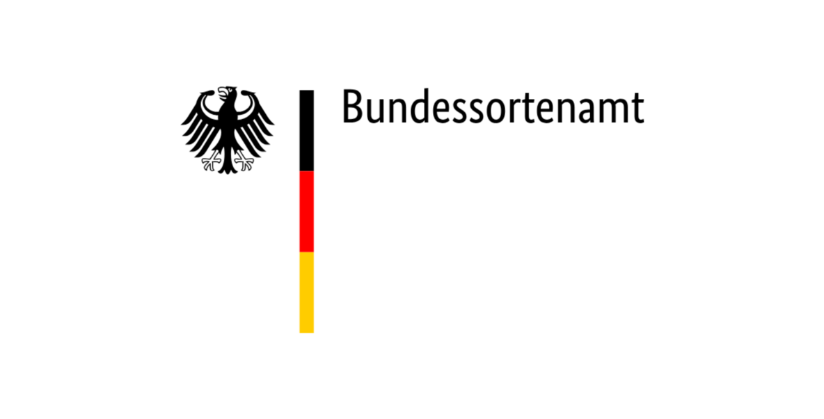 Logo des Bundessortenamts auf weißer Fläche