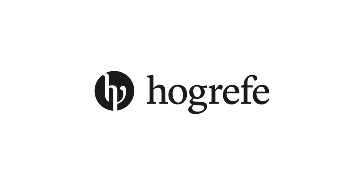 Logo von Hogrefe auf weißer Fläche