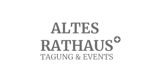 Logo Altes Rathaus Tagung und Events auf weißer Fläche