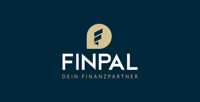 Logo von FINPAL auf dunkelblauer Fläche