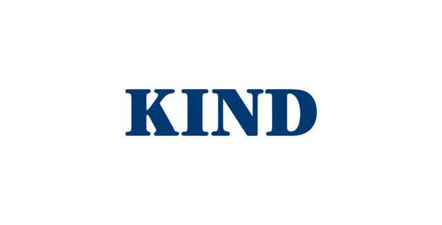 Logo von KIND auf weißer Fläche