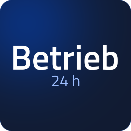 Betrieb | 24 h